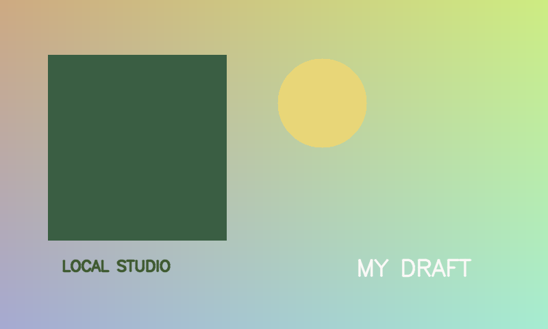 自有演示图，右下角带 MY DRAFT 标记
